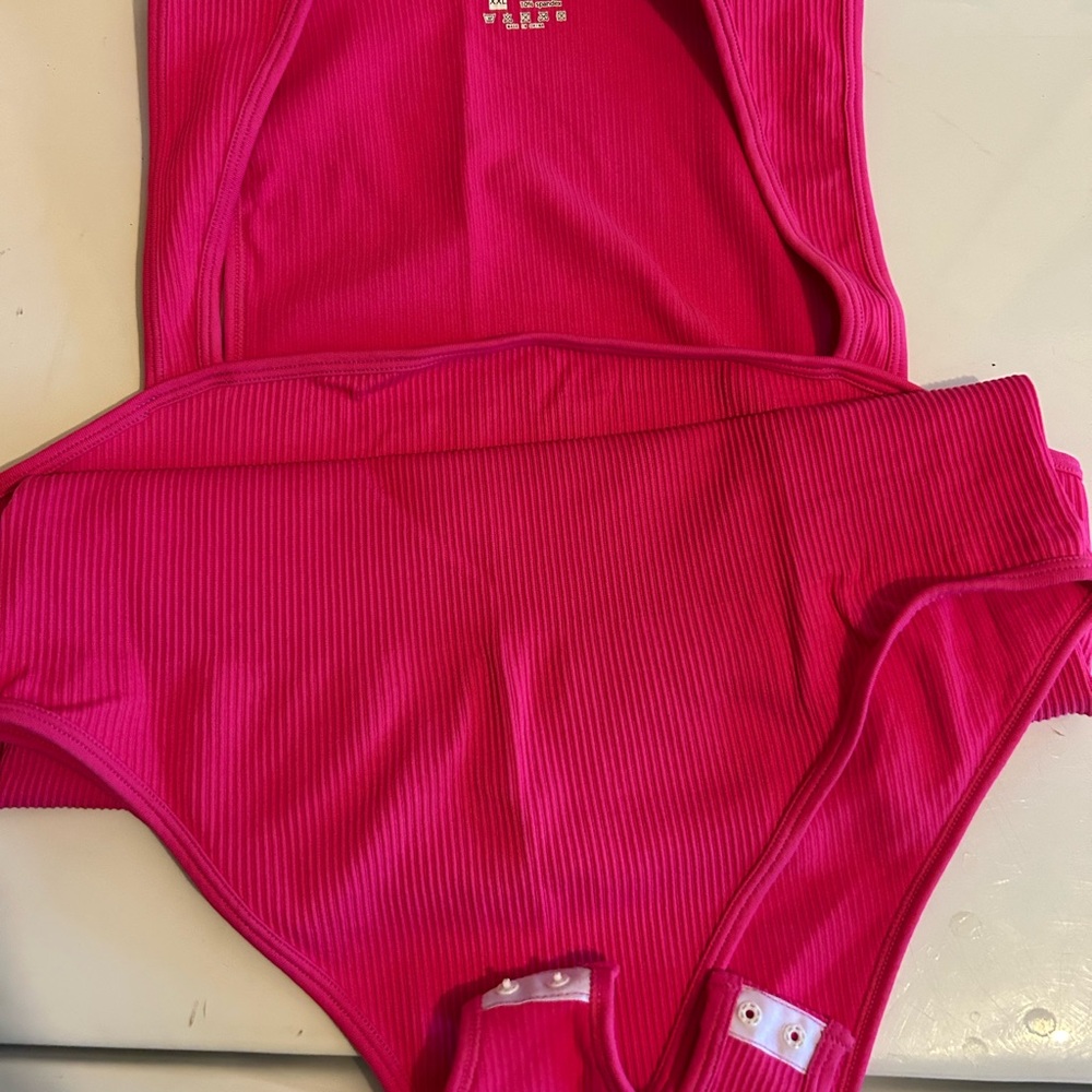 Pink Viral Bodysuit.